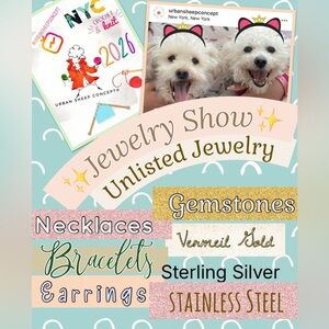 🧿Like this Flyer Jewelry Show♥️Unlisted: Fine Fashion, Handmade,Gemstone SS925